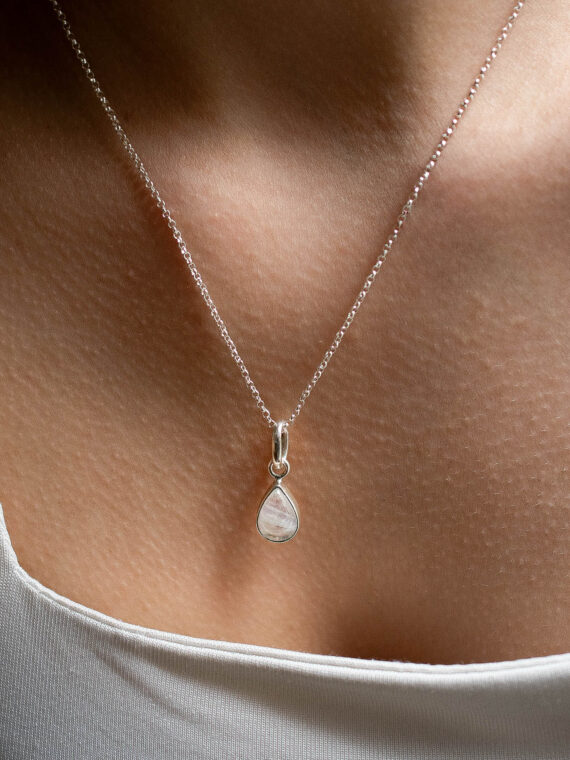 PRODUCTO_ COLLAR GOTA PIEDRA LUNA