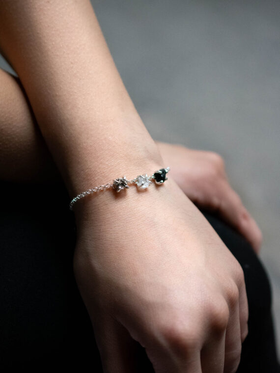 PRODUCTO_ PULSERA TRINIDAD TURMALINA CRISTAL Y PIRITA